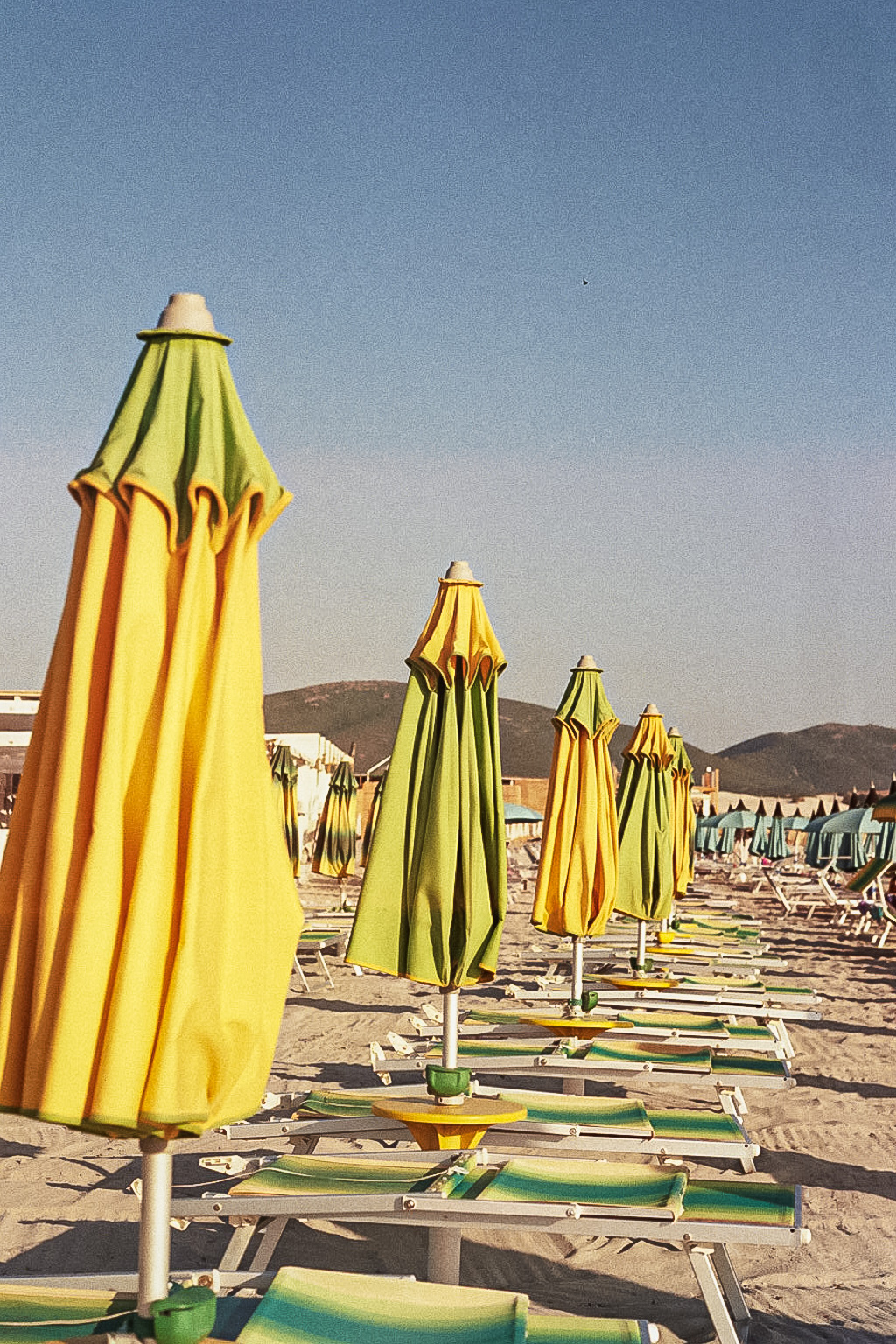 Parasol plage privée