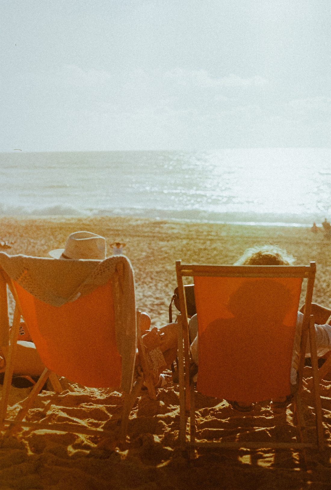 Deux chaises longues faces à l'océan, Seignosse