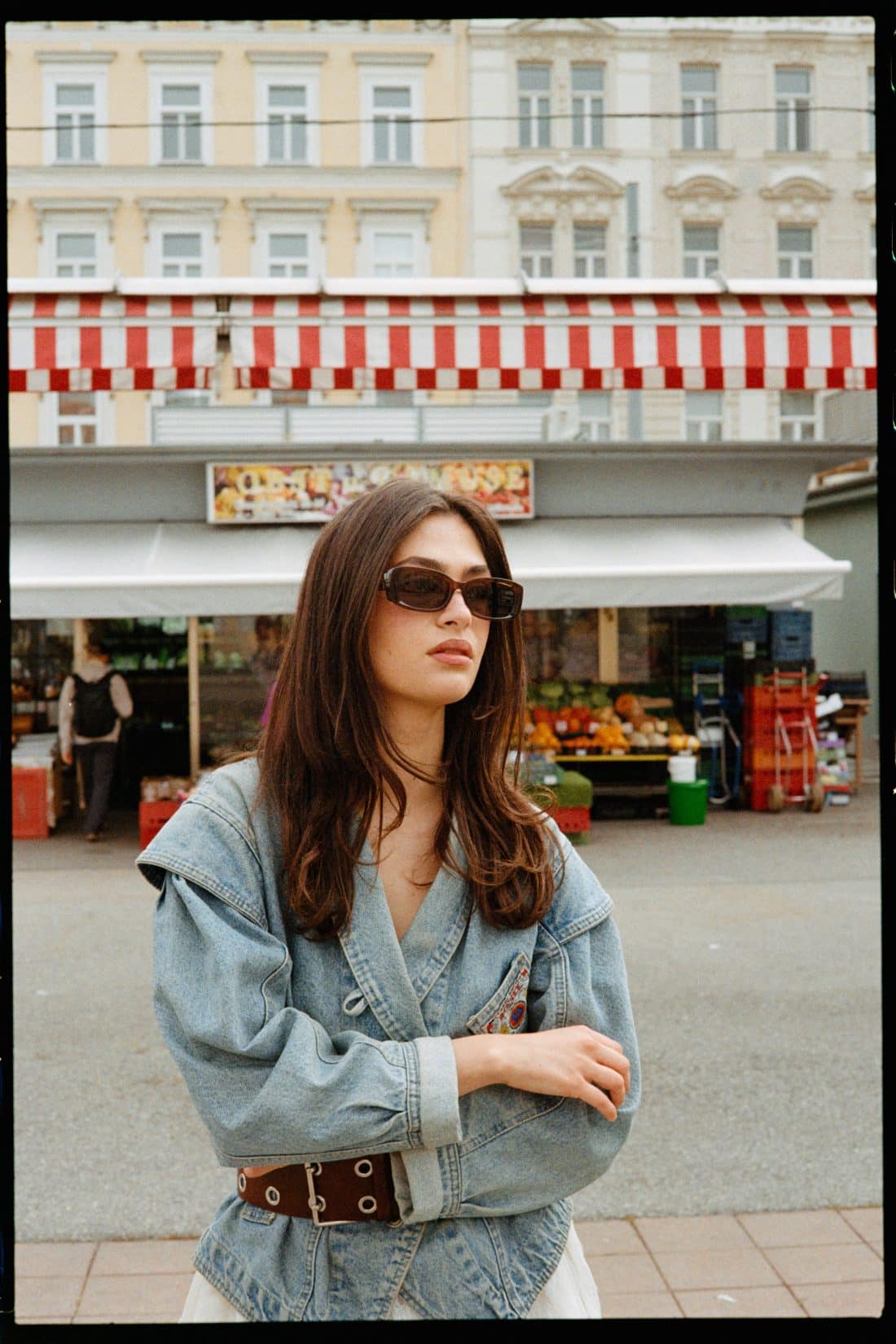 Photography of a woman in the street of Vienna