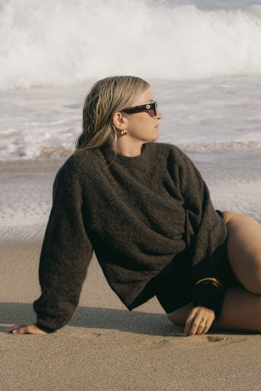 Fashion and swimwear photography of a woman at the beach