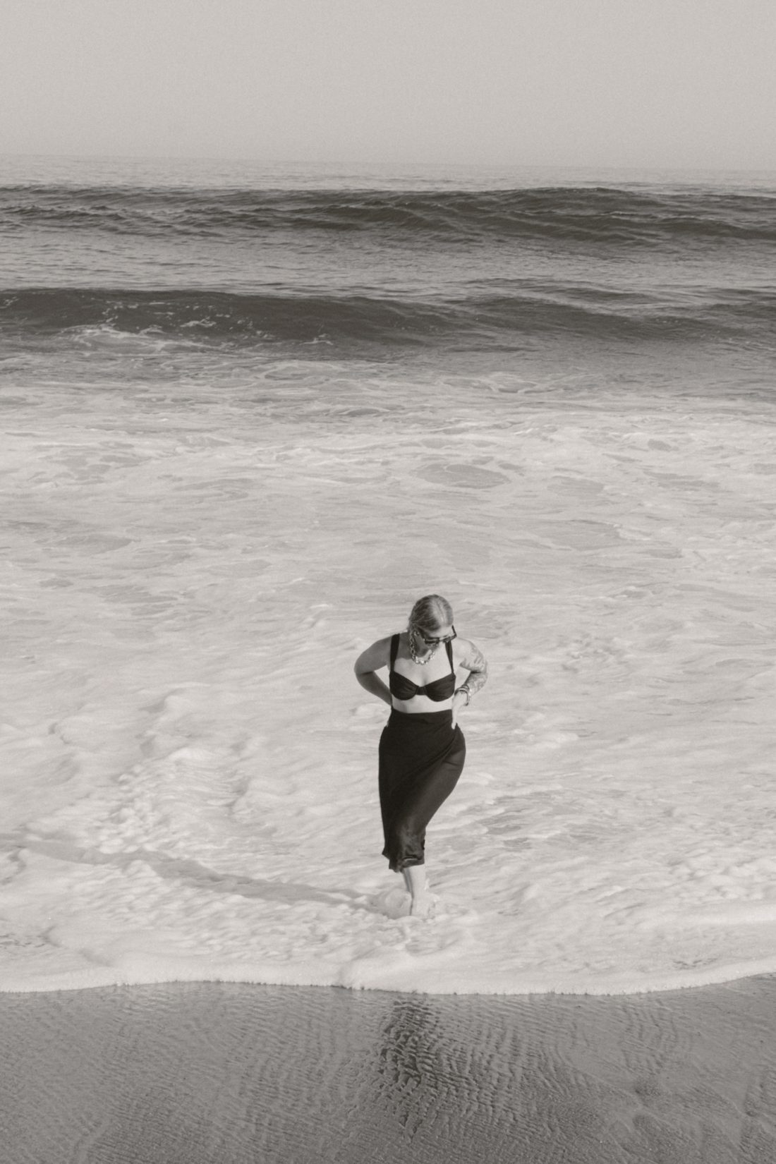 Fashion and swimwear photography of a woman at the beach