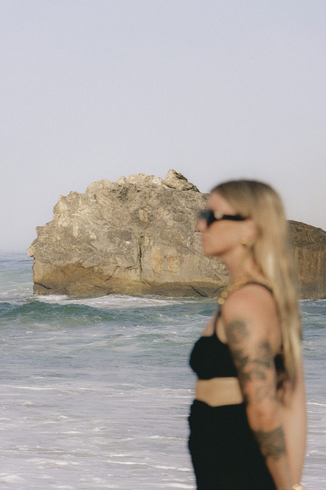 Fashion and swimwear photography of a woman at the beach