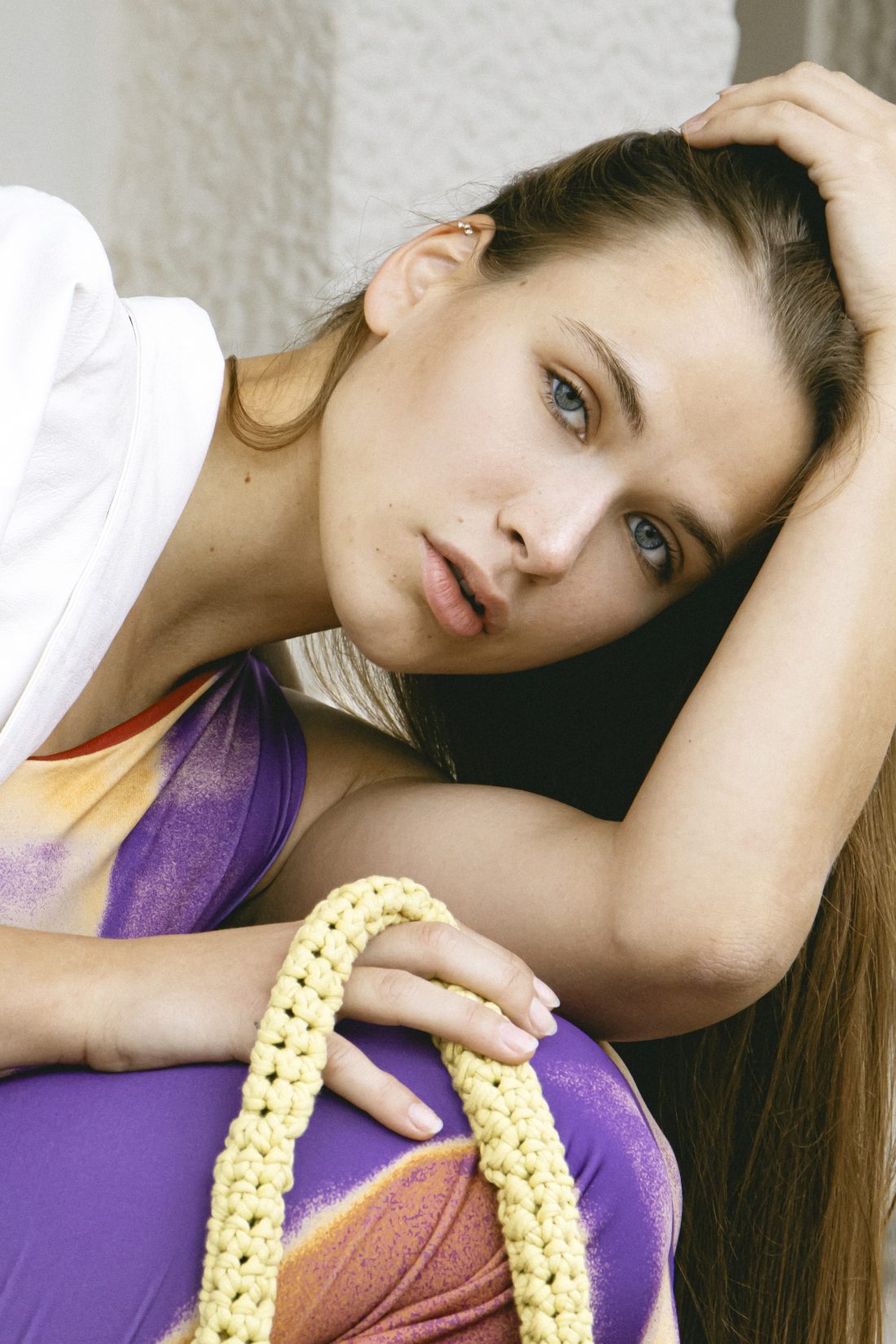 Fashion photography of a woman wearing clothes from Feners in Vienna