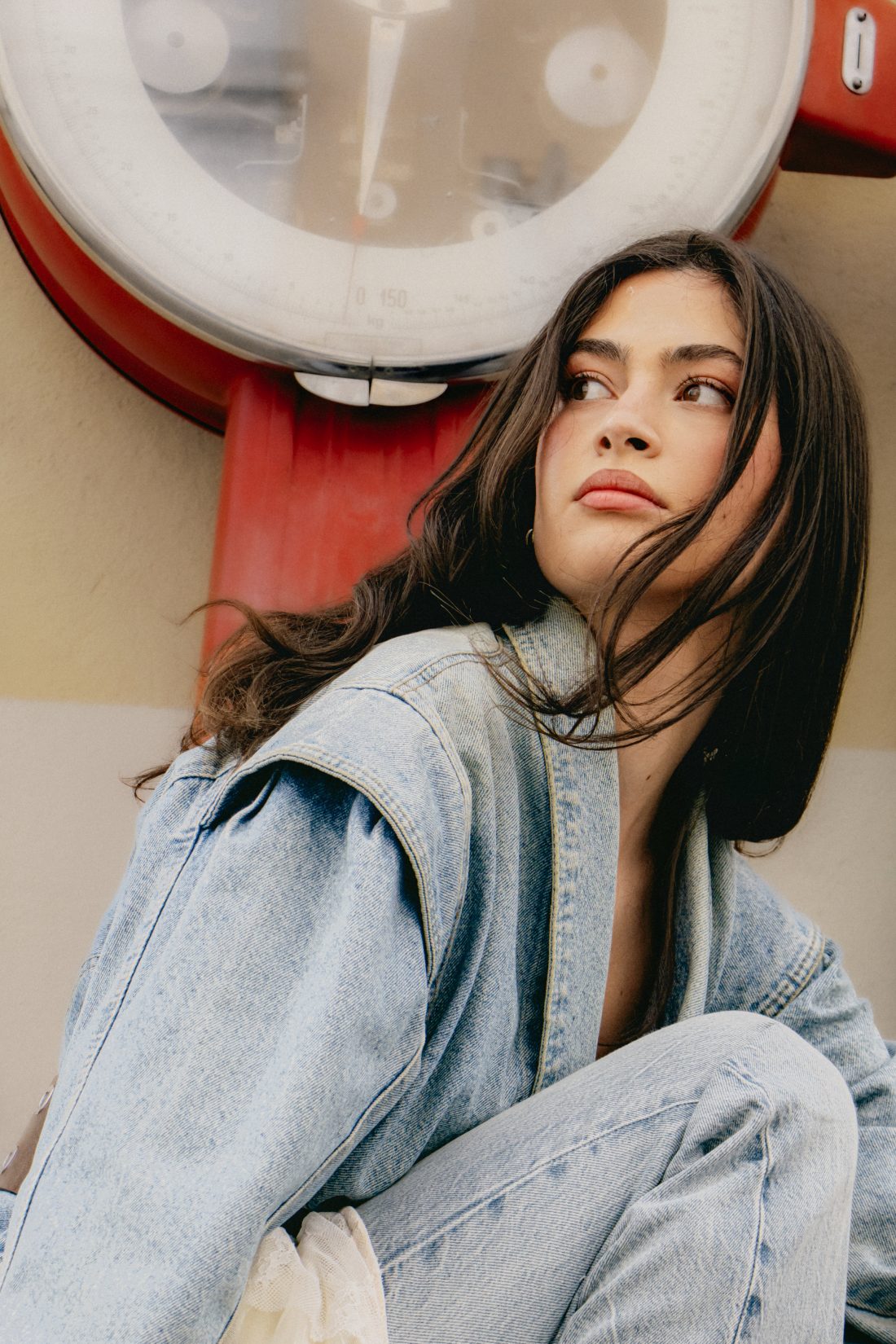 Fashion photography and editorial style of a woman in Vienna