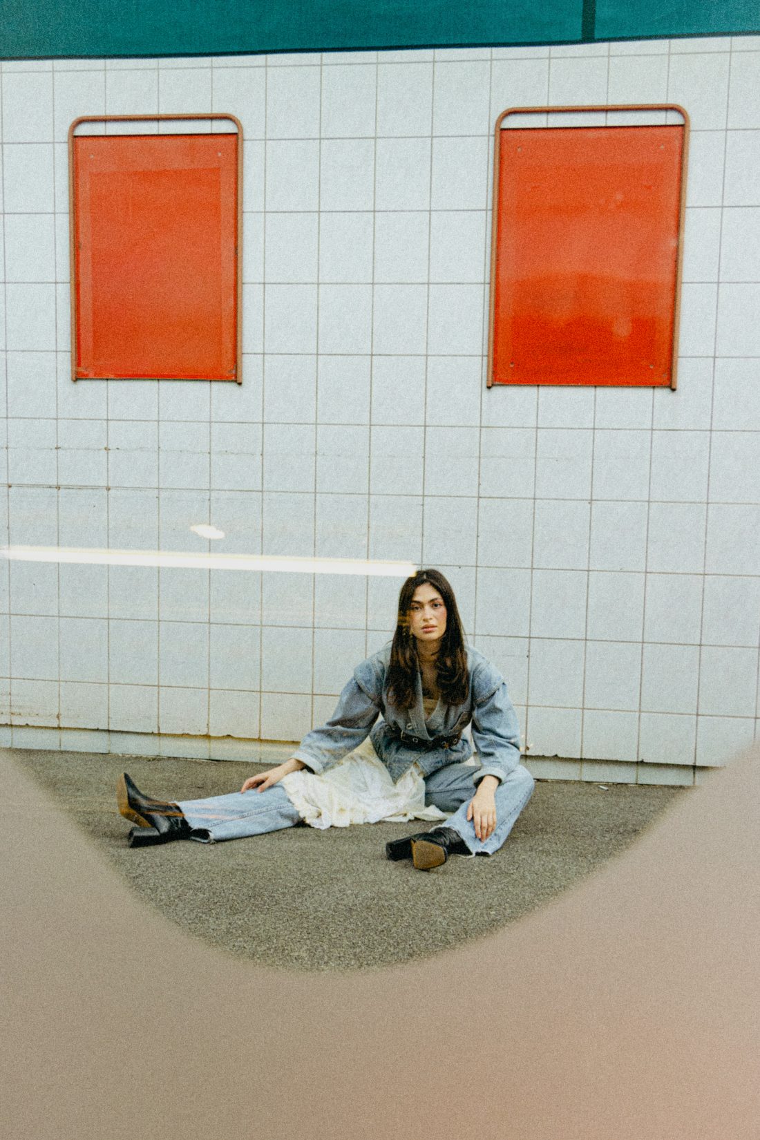 Fashion photography and editorial style of a woman in Vienna