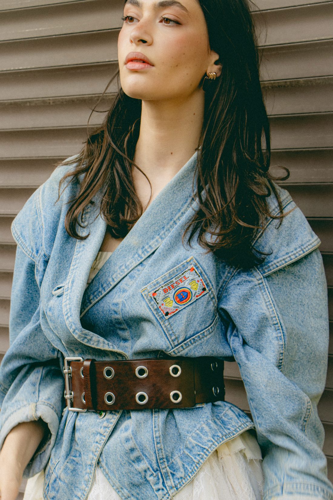 Fashion photography and editorial style of a woman in Vienna