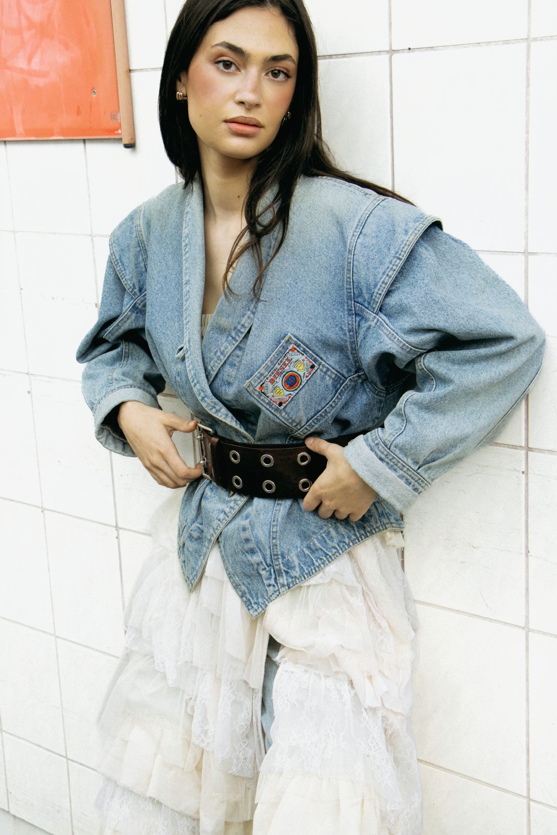 Fashion photography and editorial style of a woman in Vienna