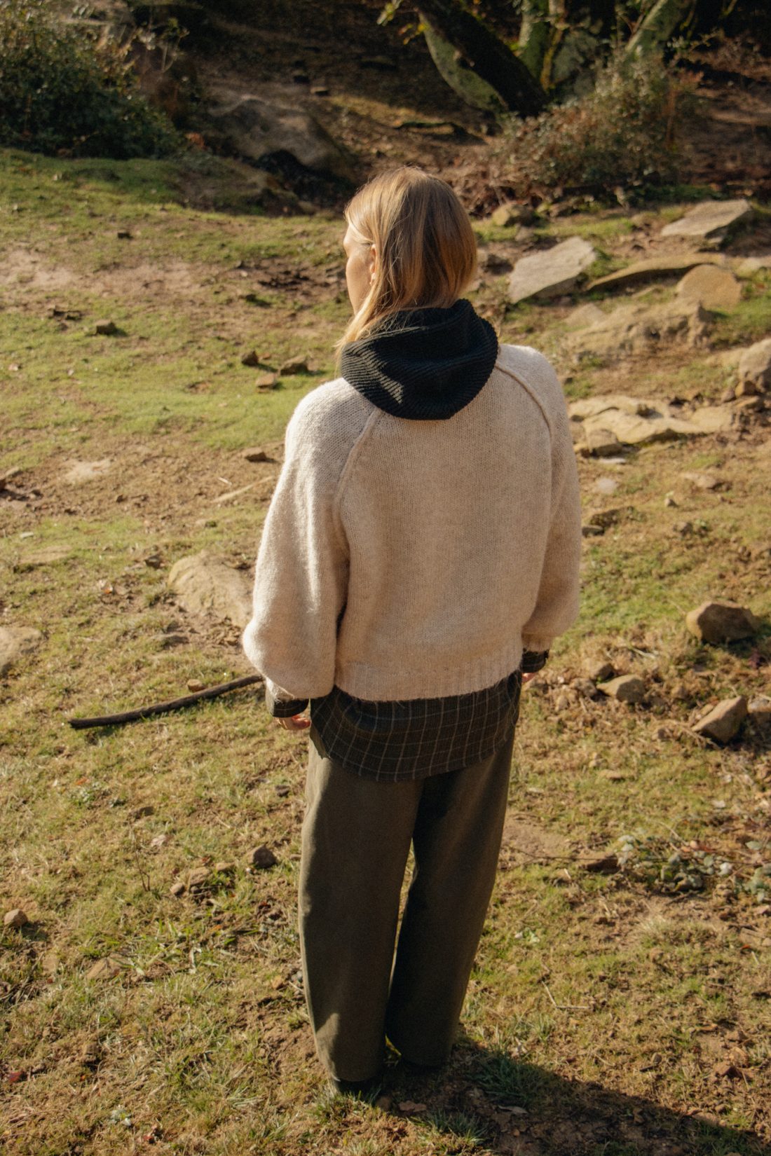 Fashion photography of a woman at a French Basque Country