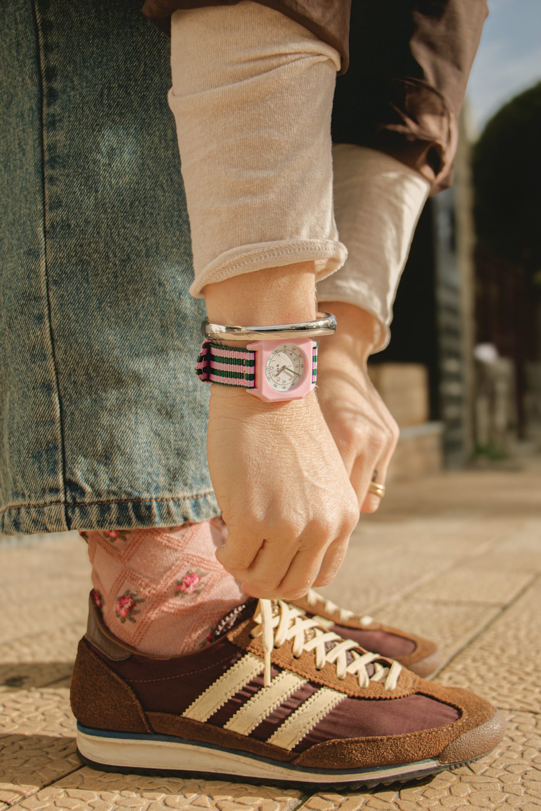 Product photography of a watch from the brand Mini Kyomo