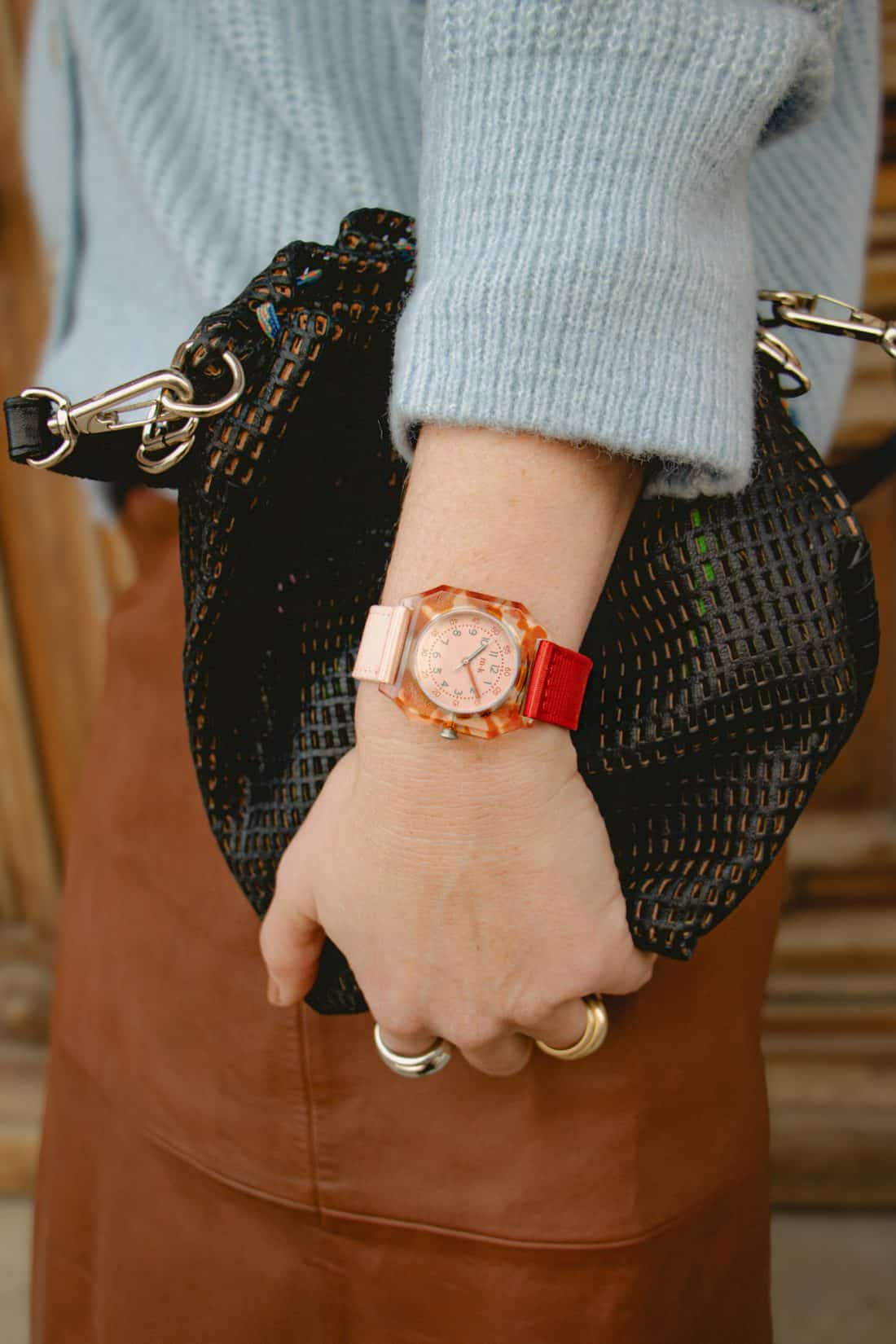 Product photography of a watch from the brand Mini Kyomo